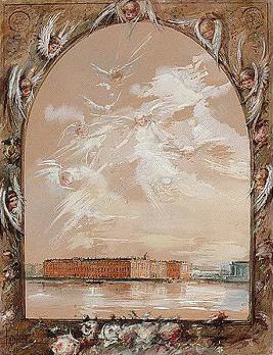 -Виды Санкт- Петербурга. 1894 картина