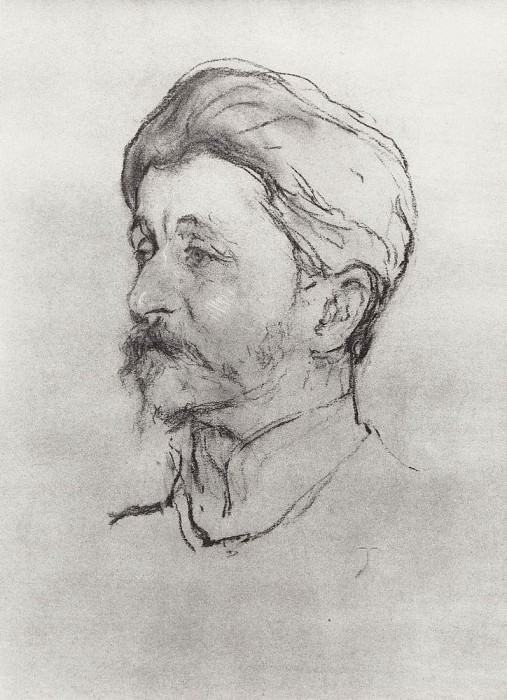 Портрет художника М. А. Врубеля. 1907 картина
