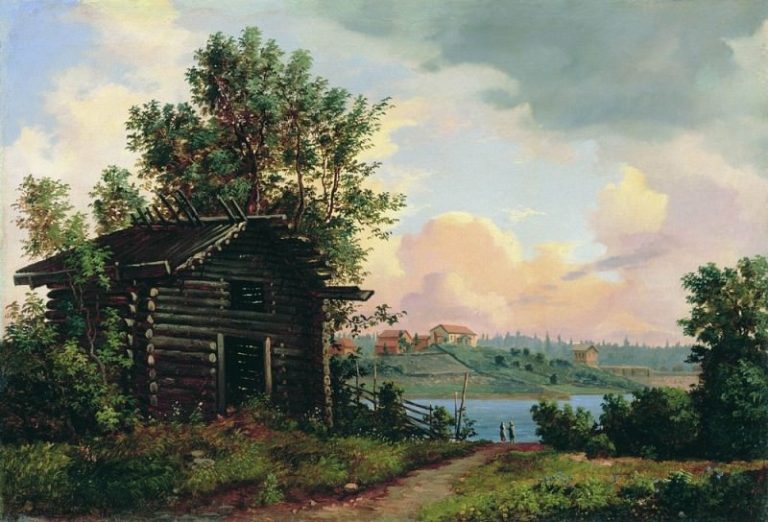 Пейзаж 1861 34х51 картина