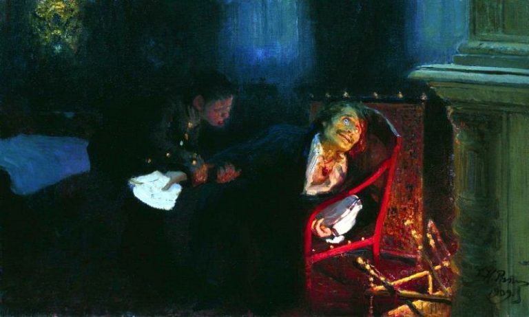 Самосожжение Гоголя картина