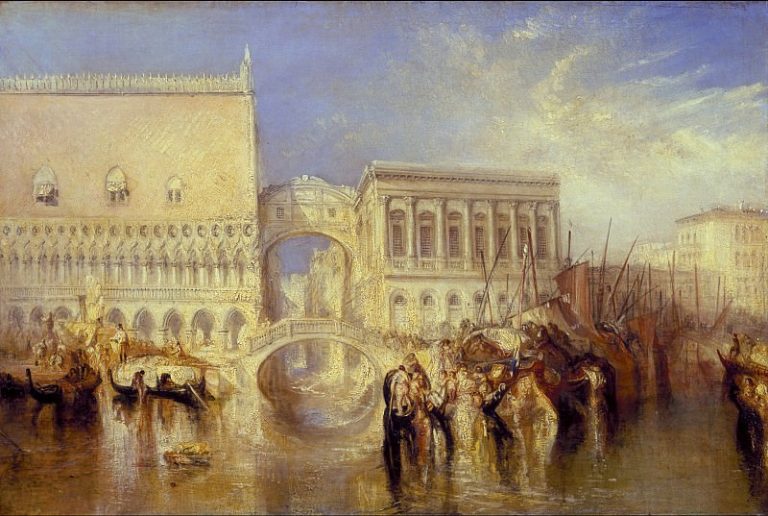 Тёрнер, Уильям Джозеф Мэллорд – Мост вздохов в Венеции картина