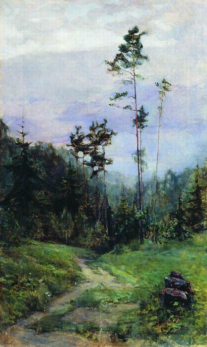 Уральский пейзаж. 1930 картина