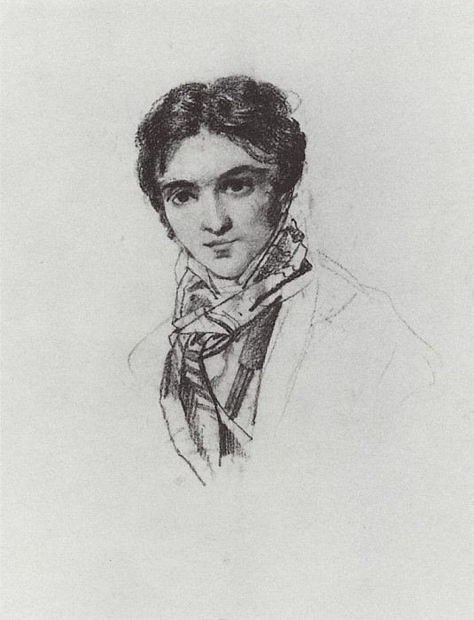 Портрет Ф. А. Бруни. 1827-1828 картина