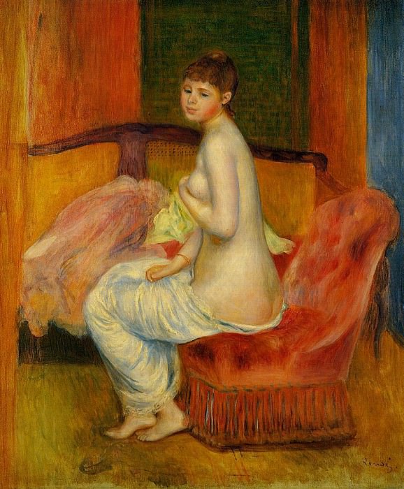 Сидящая обнаженная (также известная как «На Востоке») картина