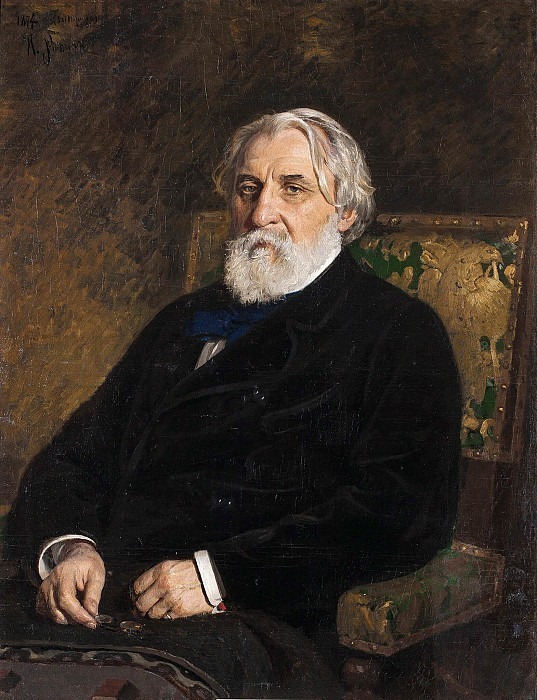 Портрет писателя Ивана Сергеевича Тургенева (1818-1883) картина