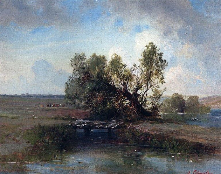 После грозы. 1870-е картина