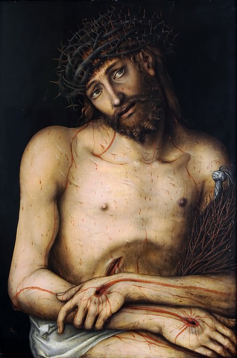 Лукас Кранах II – Скорбящий Христос картина