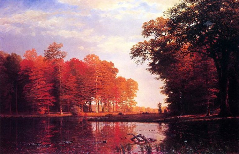 Осенний лес картина