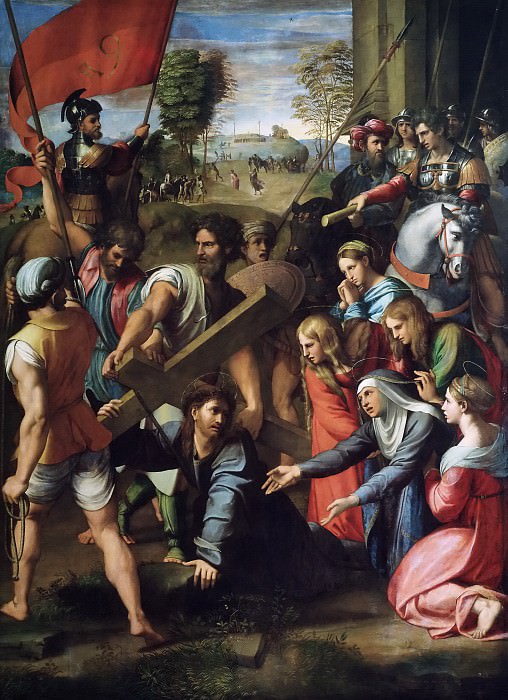 Падение Христа на пути к Голгофе (и мастерская) картина