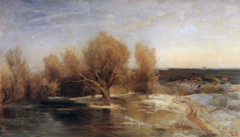 Весна. 1883 картина