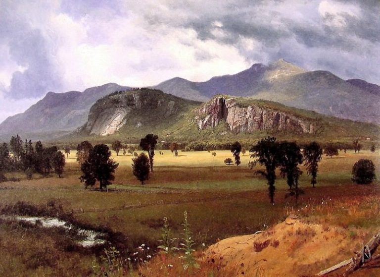 В окружении гор (Нью Гемпшир) картина