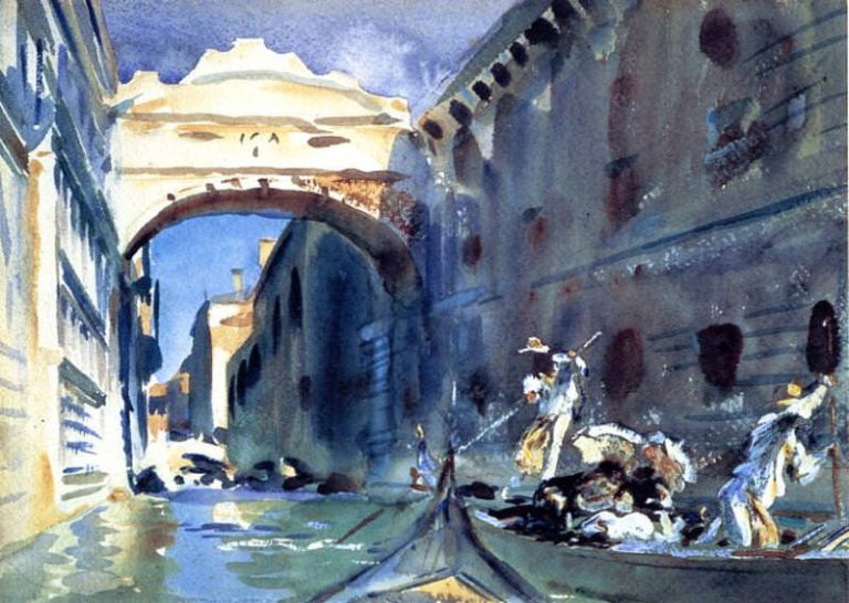 Мост вздохов, Венеция картина