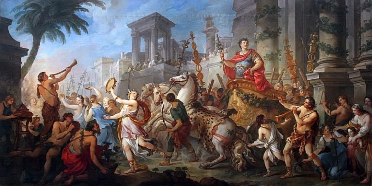 Въезд Марка Антония в Эфес картина