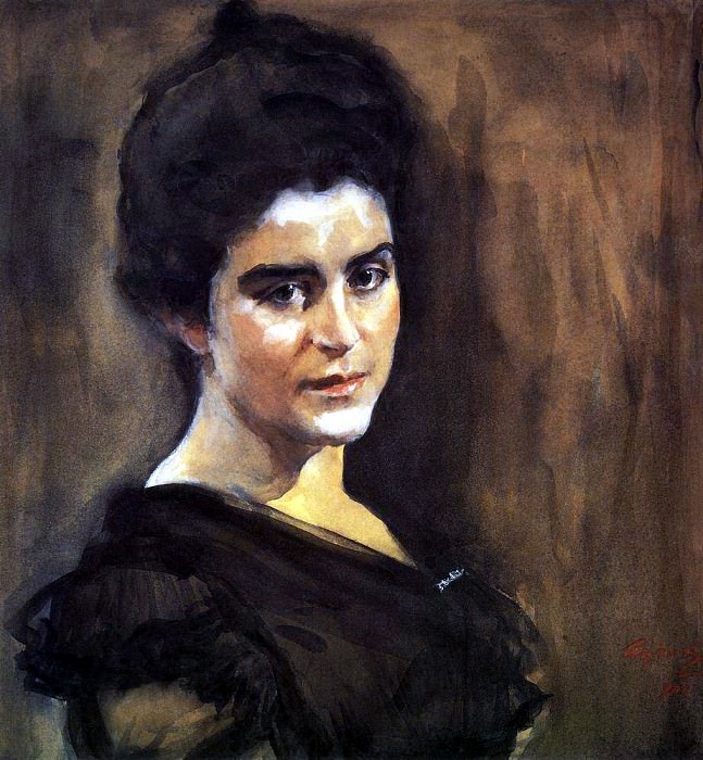 Портрет С. М. Драгомировой- Лукомской. 1900 картина