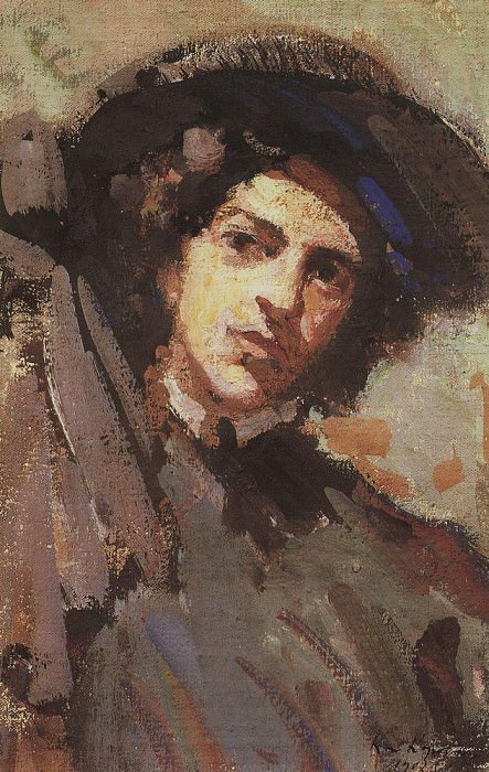 Портрет Н. И. Комаровской. 1908 картина
