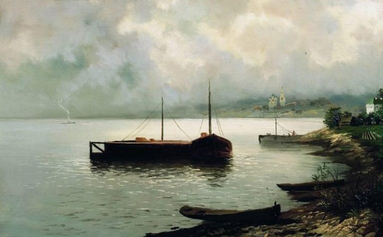 Волга. 1889 картина