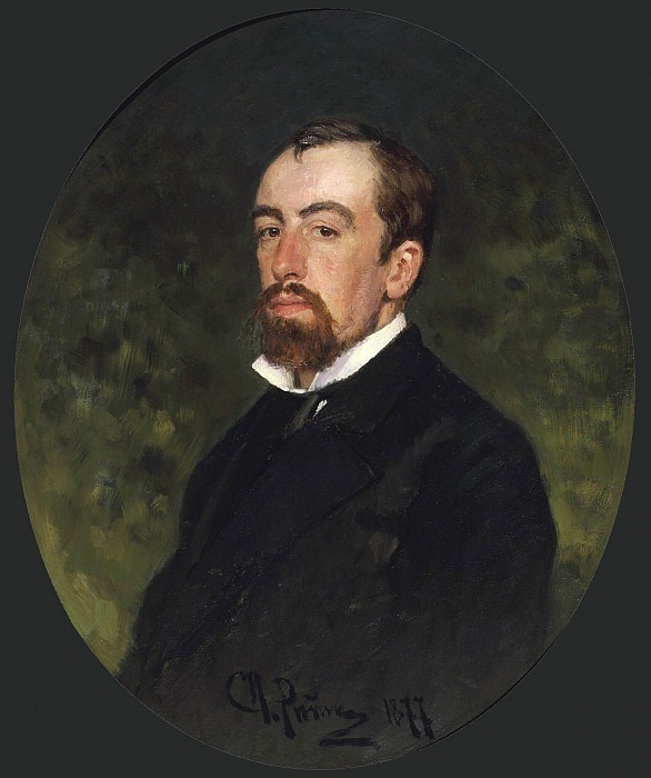 Портрет В.Д.Поленова (1844-1927) картина