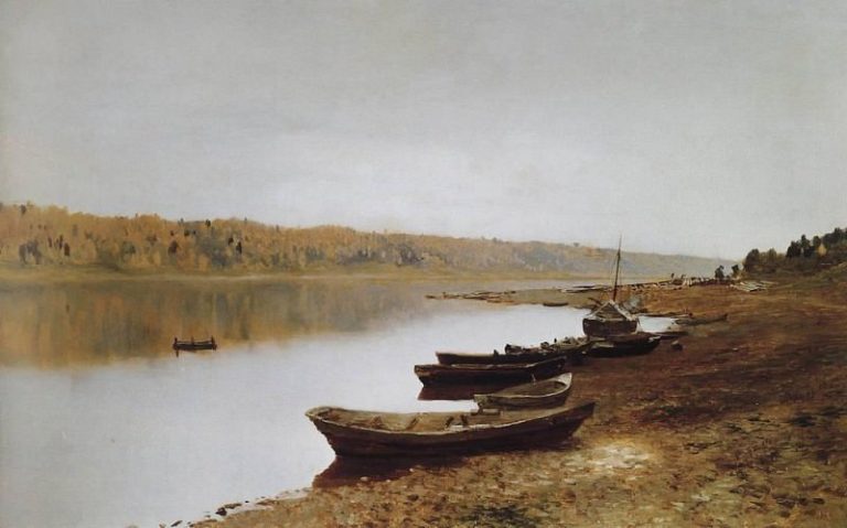 На Волге. 1887-1888 картина