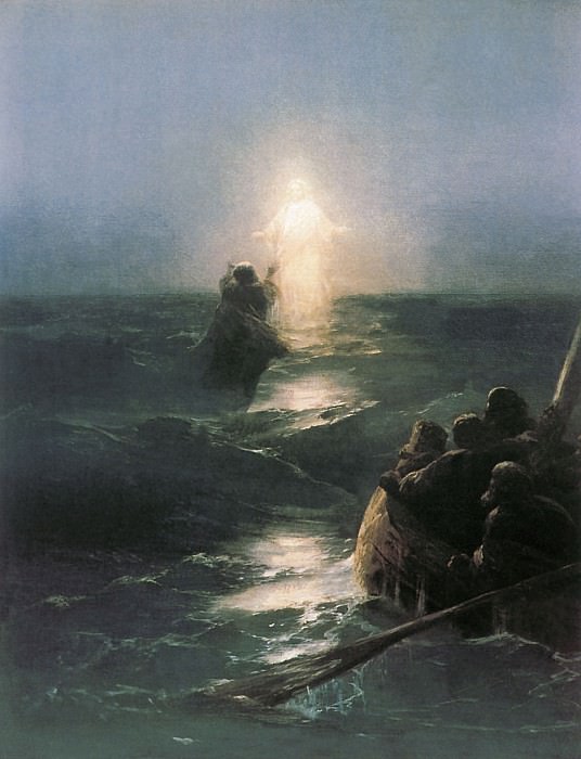 Хождение по водам 1890-е 70х50 картина
