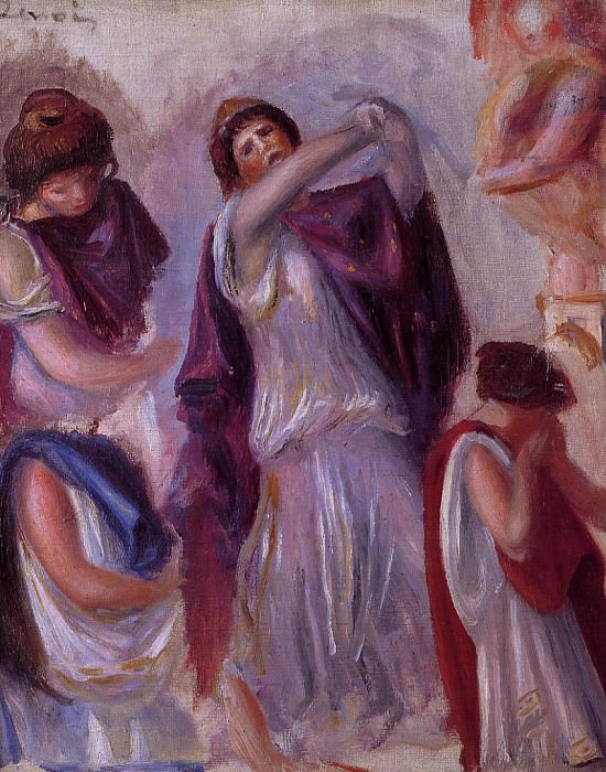 Античная сцена – Женщины с баской картина