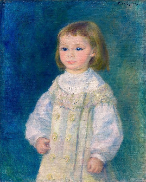 Ребенок в белом платье (также известный как Люси Берар) картина