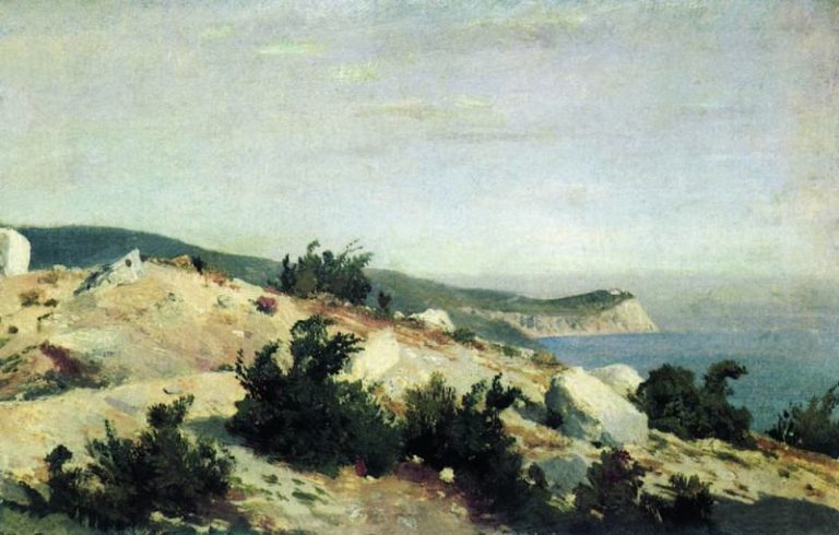 Мыс Ай-Тодор. Крым 1879 21х33 картина