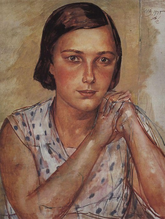 Портрет дочери художника. 1935 картина