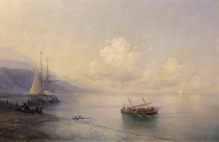 Морской пейзаж 1898 картина