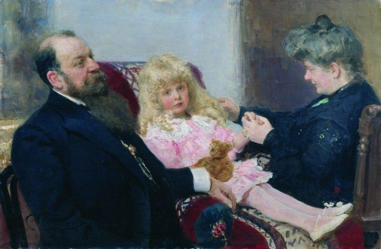Семейный портрет Деларовых картина