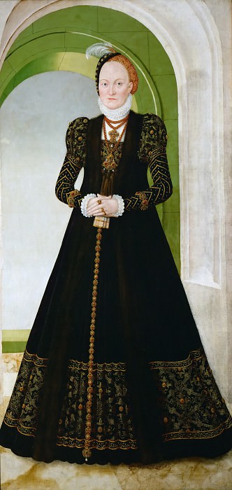 Лукас Кранах II – Анна Датская картина