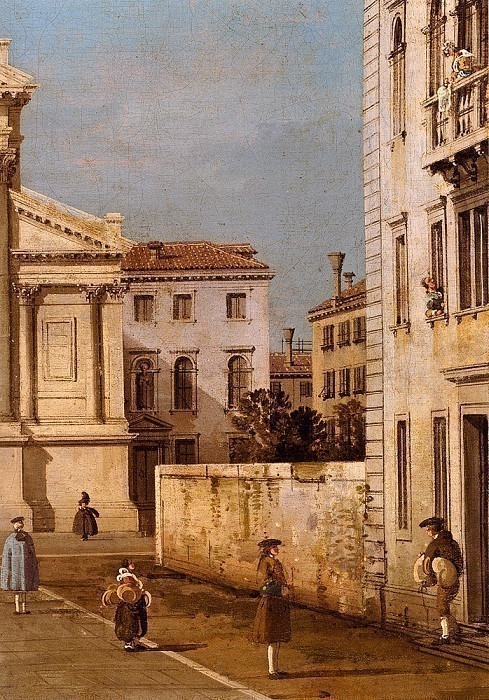 Церковь и площадь Св. Франческо делла винья картина