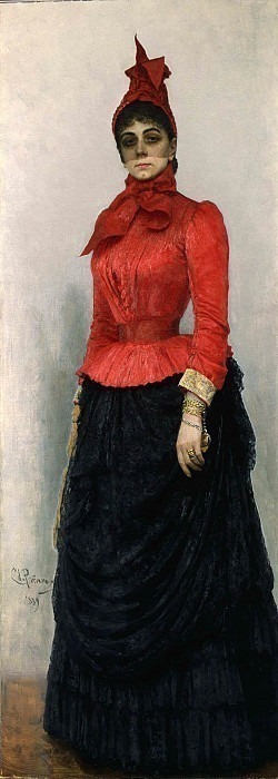 Портрет баронессы В.И.Икскуль фон Гильденбандт картина