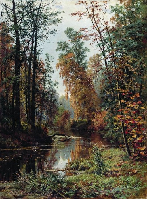 Парк в Павловске 1889 113х83 картина