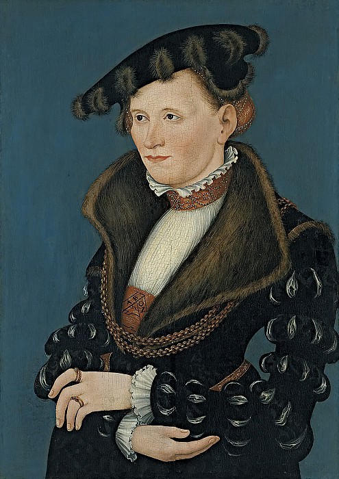 Лукас Кранах II – Женский портрет картина