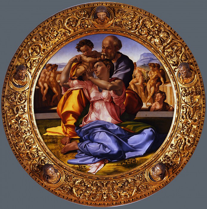 Микельанджело Буонаротти – Тондо Дони картина