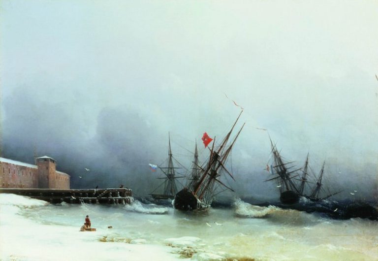 Сигнал бури 1851 81х117 картина