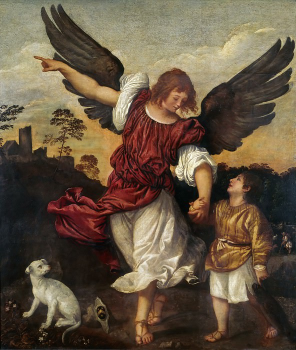 Товия и ангел картина