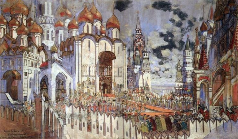 Борис Годунов. Коронование. 1934 картина