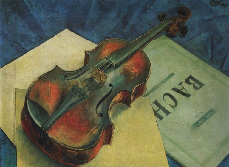 Скрипка. 1921 картина