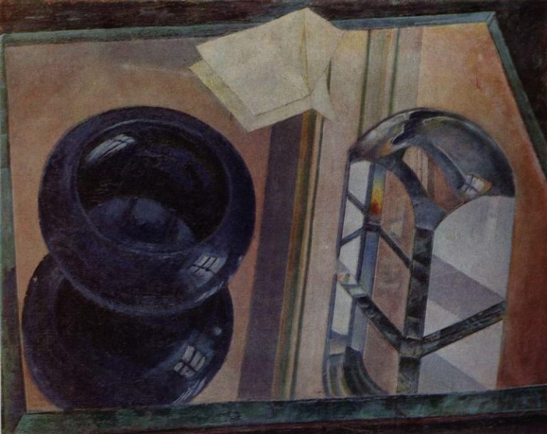Натюрморт с пепельницей. 1920 картина