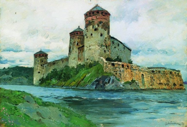 Крепость. Финляндия. 1896 картина