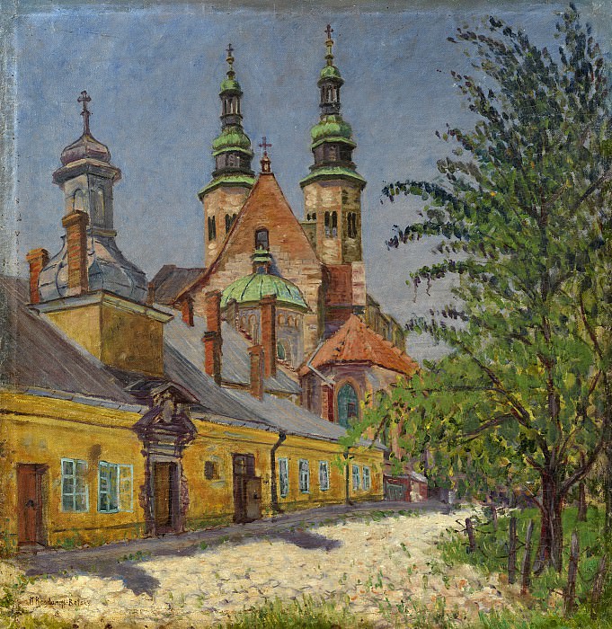 Вид церкви картина