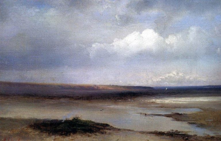 Волга. Дали. 1870-е картина
