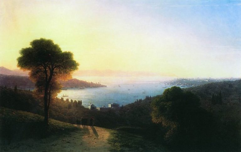 Вид Босфора 1874 60х95 картина