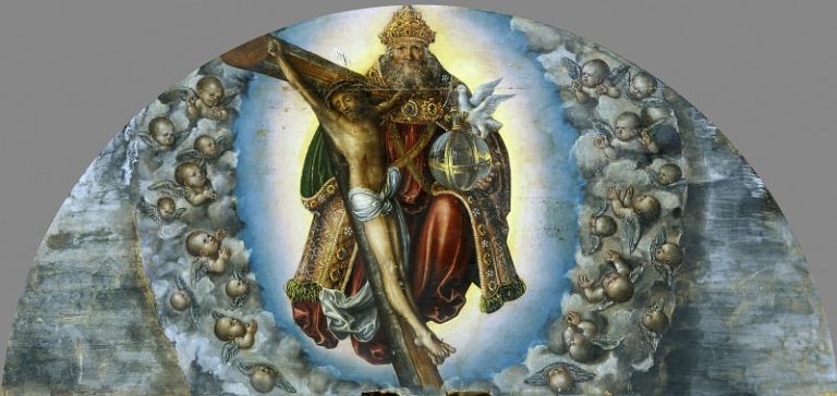 Мастерская Лукаса Кранаха I – Святая Троица картина
