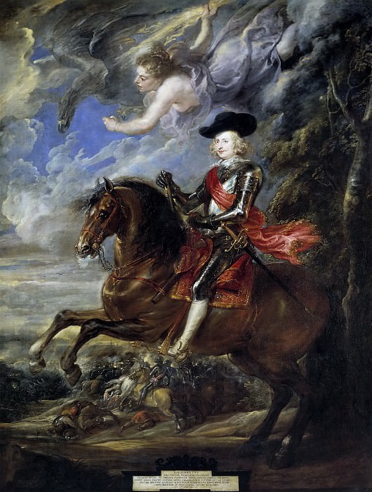 Кардинал-инфант Фердинанд Австрийский в битве при Нордлингене картина