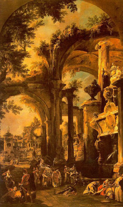 Аллегорическое изображение гробницы лорда Сомерса картина