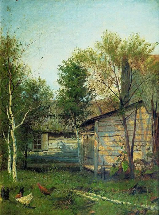 Солнечный день. Весна. 1876-1877 картина
