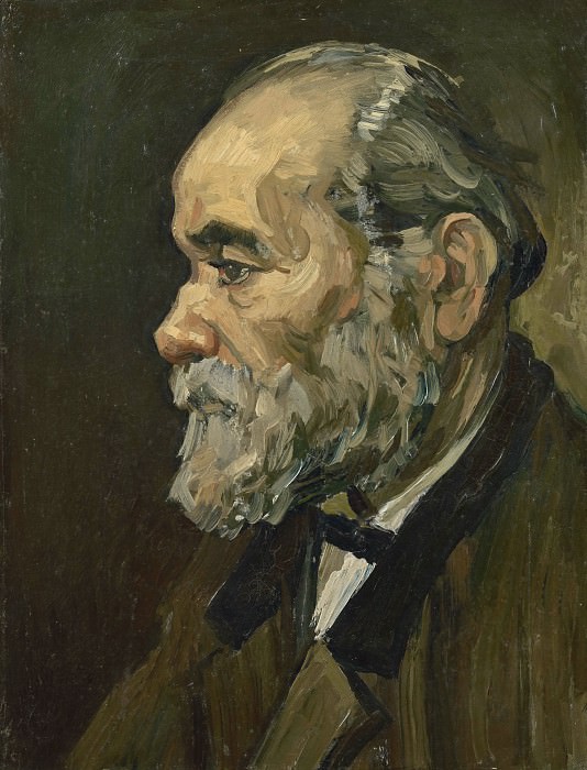 Портрет пожилого мужчины с бородой картина