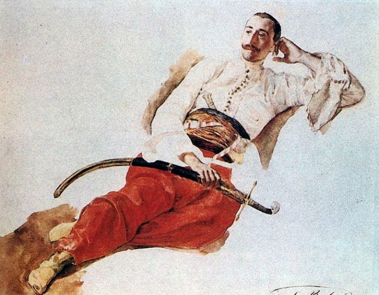 Портрет П. А. Чихачева. 1835 картина